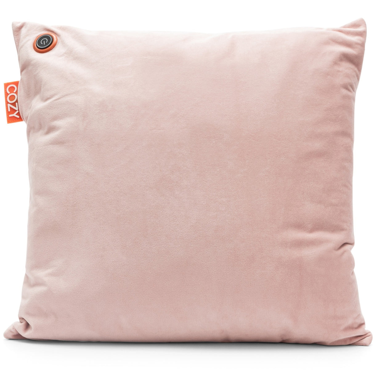 Coussin chauffant sans fil Cozy una Velvet 45 x 45 cm (rose clair, power bank 5000 mah)