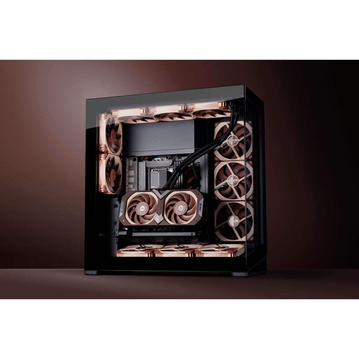 Noctua nf-a14x25 g2 pwm sx2-pp ventilateurs de boîtier (marron, 2 pièces, 140 x 140 x 25 mm)