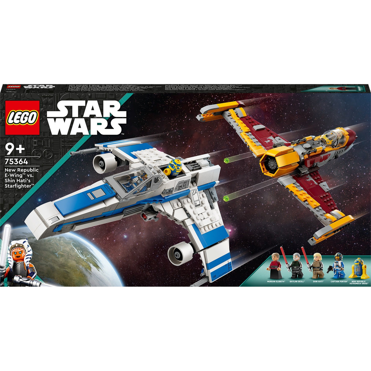 Lego Star Wars - Jouet de construction New Republic e-wing contre le Starfighter de Shin Hati (75364)