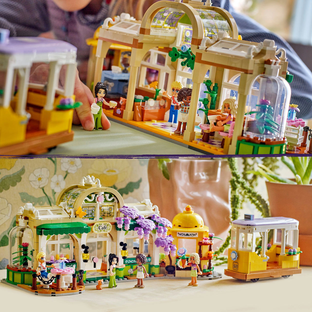 LEGO Friends 42671 Café végétal et magasin de fleurs