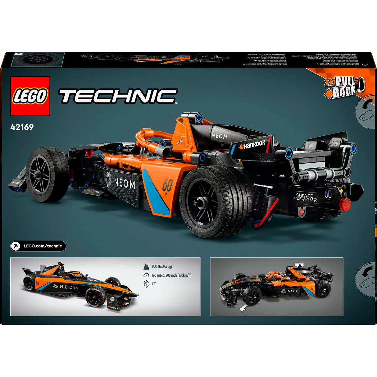 Lego Technic Neom McLaren Voiture de course de Formule E - 42169