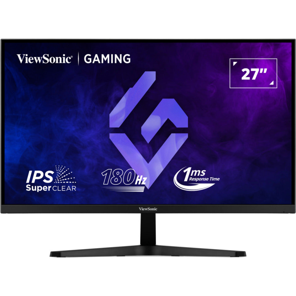 Viewsonic VX27G1-HD Moniteur de jeu FHD 180 Hz 27 (noir, 2x HDMI, 1x Display Port, 180 Hz)