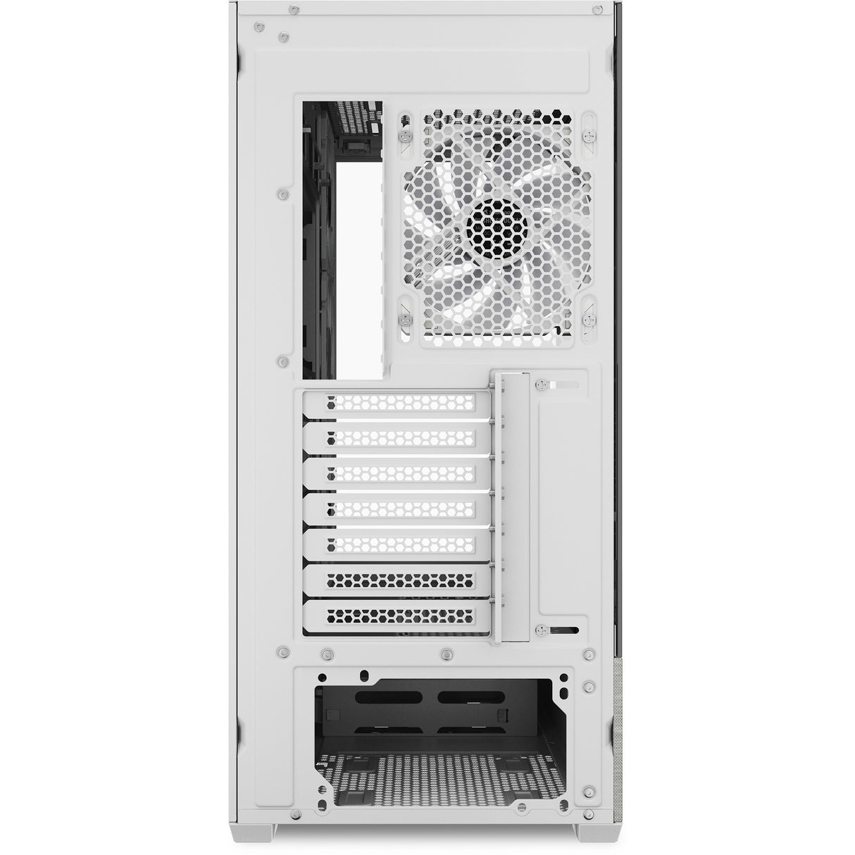 Boîtier tour midi Sharkoon ak7 argb (blanc | 2x USB-A | 1x USB-C | RGB | verre trempé)