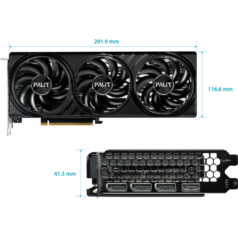 Carte graphique Palit GeForce RTX 5060 Ti Infinity 3 16 Go (DLSS 4, 3x Display Port, 1x HDMI 2.1)