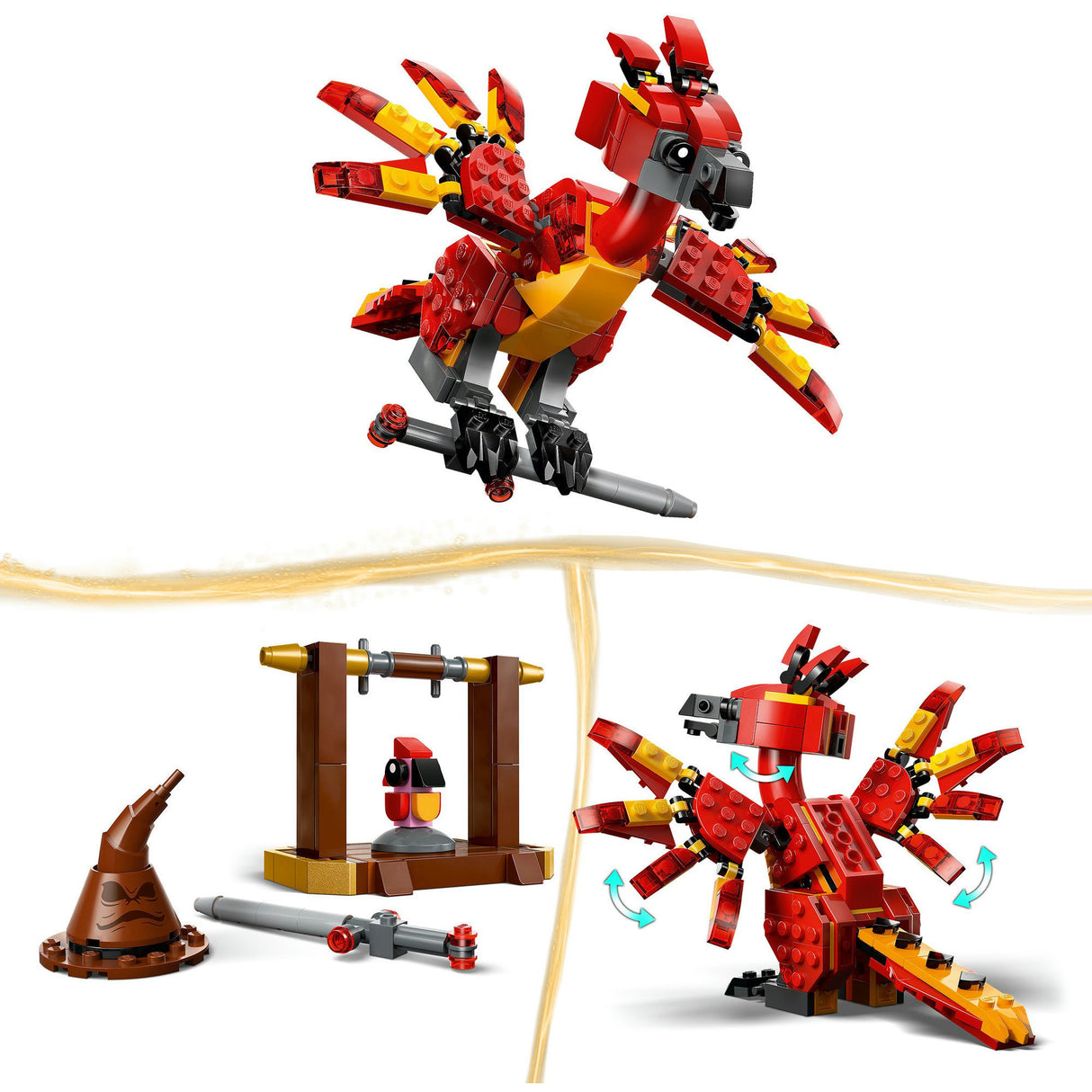 Lego 76448 Harry Potter Félix le Phénix par Dumbledore