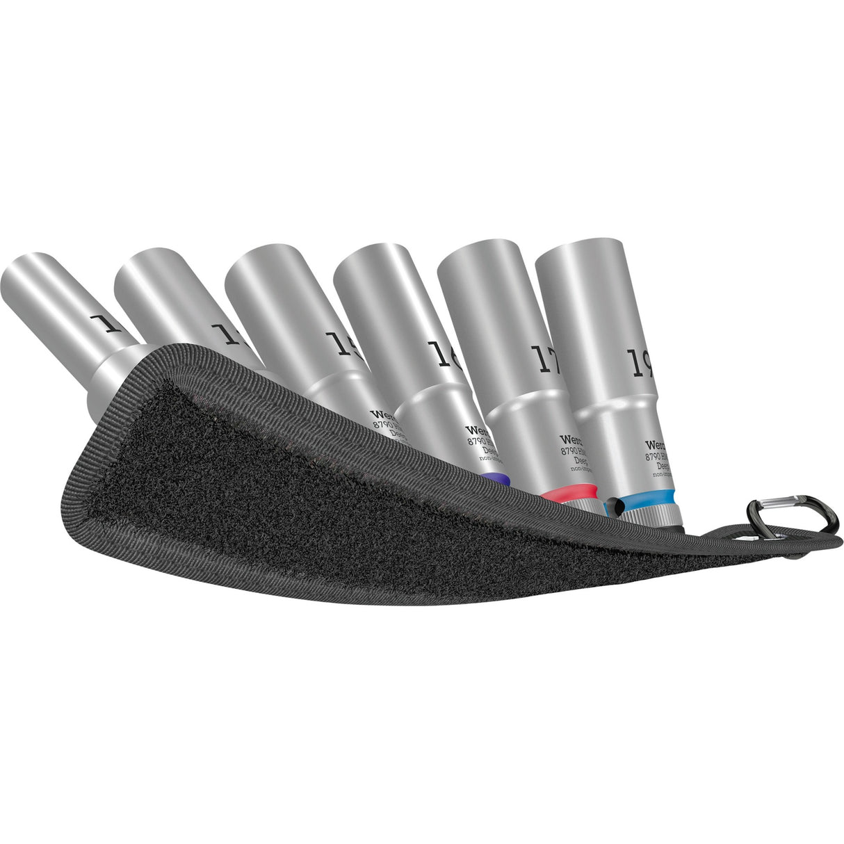 Wera Belt C Deep 1 jeu de douilles, 1 2 clés à douille (noir, 6 pièces)