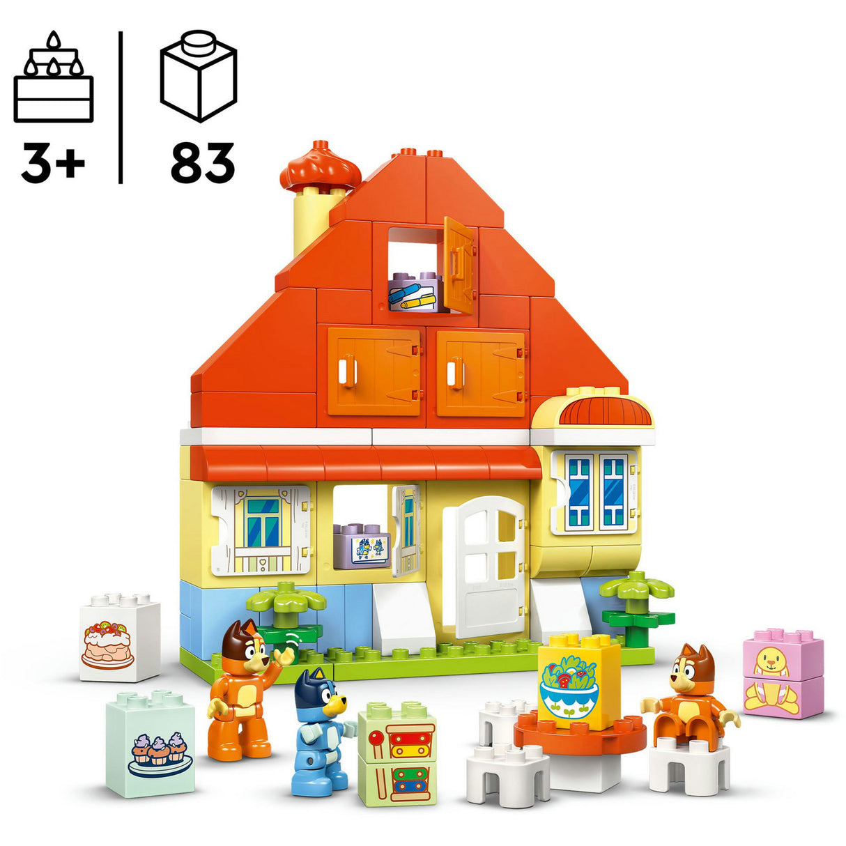 Lego Duplo 10459 maison de Bluey et sa famille avec jeu de mémoire