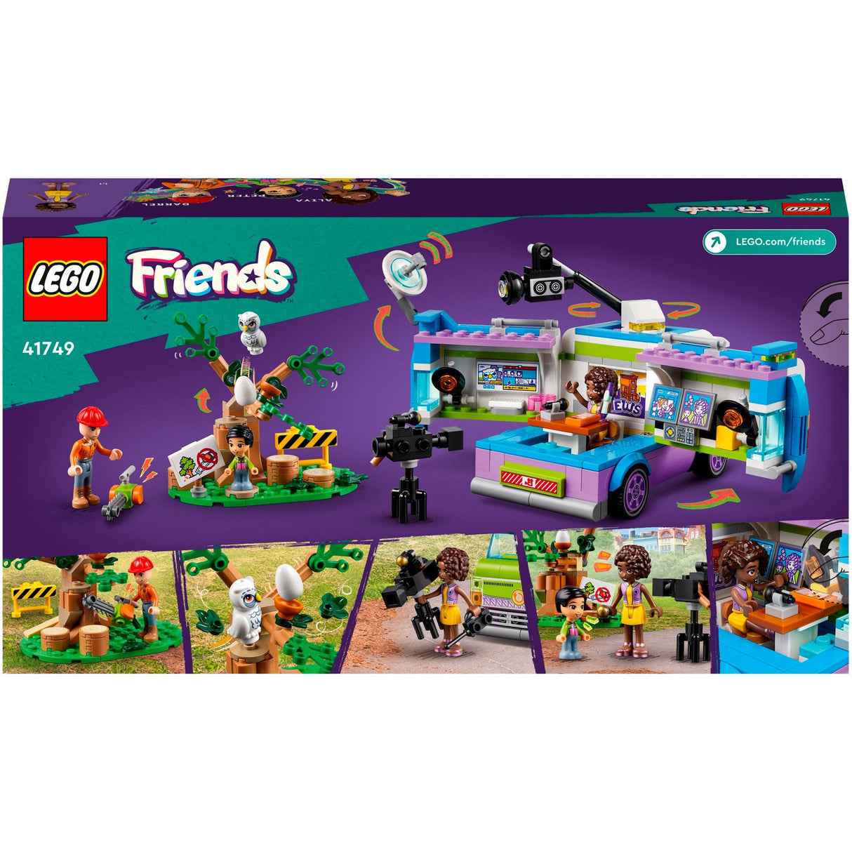 Lego Friends - Jouet de construction News Van (41749)