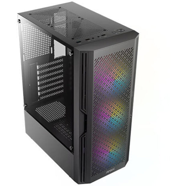 Boîtier tour midi Antec ax20 (noir | 3x USB-A | verre trempé)