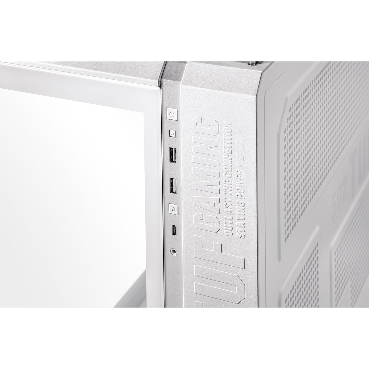 Boîtier tour midi Asus tuf gaming gt502 plus (blanc | 2x USB-A | 1x USB-C | verre trempé)