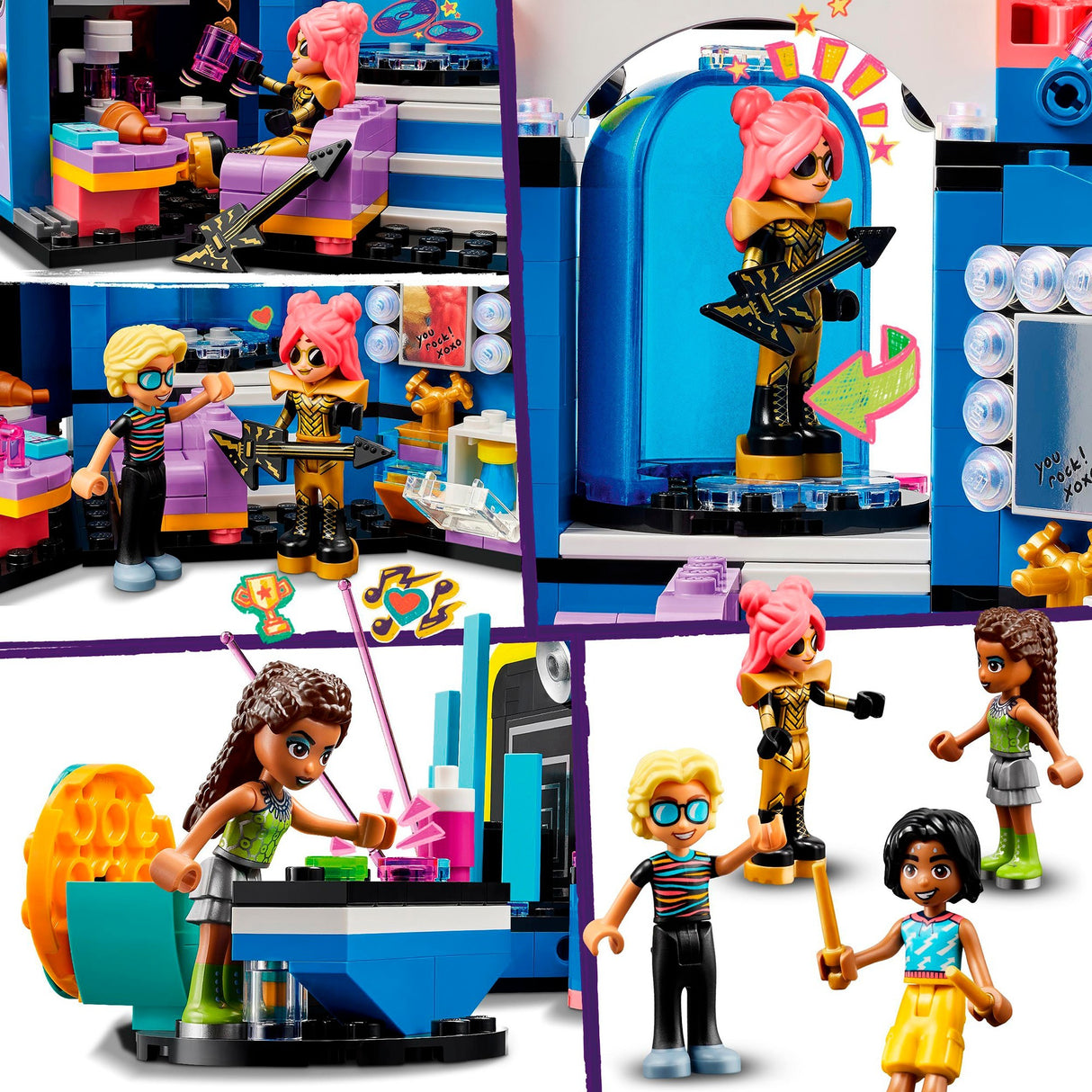 Lego Friends - Jouet de construction pour spectacle de talents musicaux de Heartlake City (42616)
