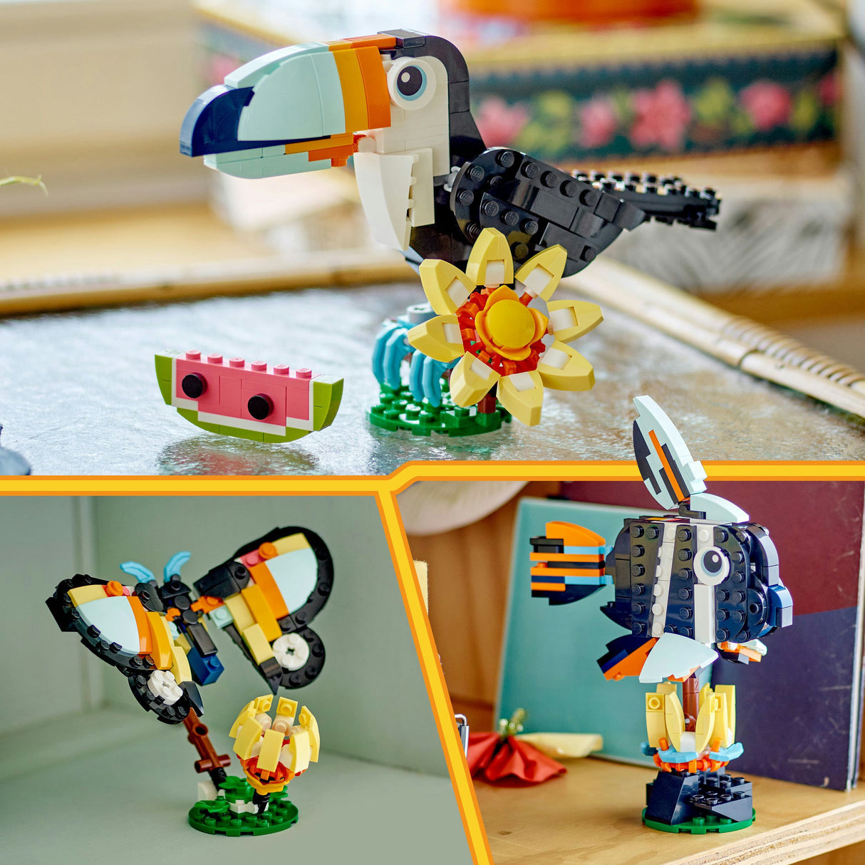 Lego Creator 31173 animaux sauvages : toucan tropical