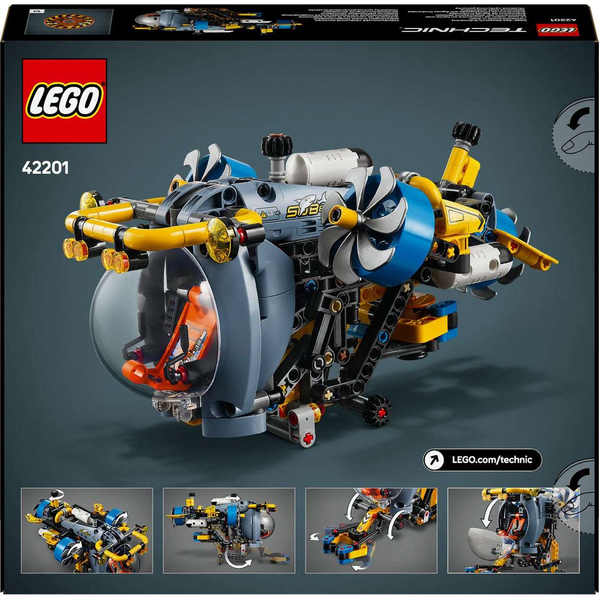 Sous-marin Lego Technic 42201 pour la recherche en haute mer