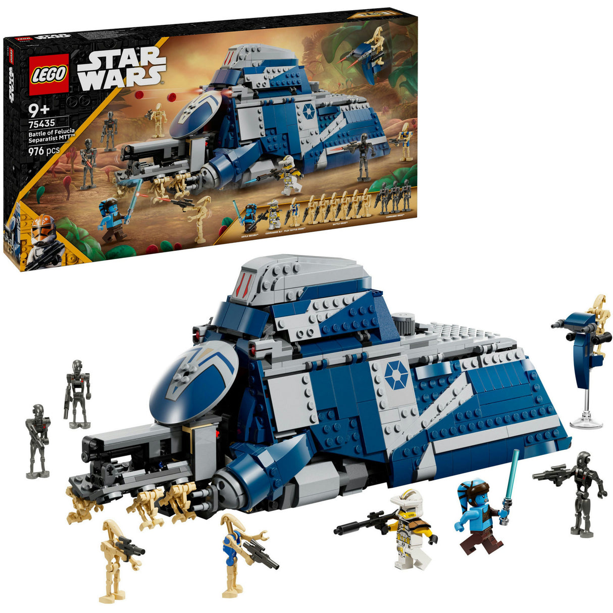 Lego star wars 75435 Bataille de Felucia séparatiste mont