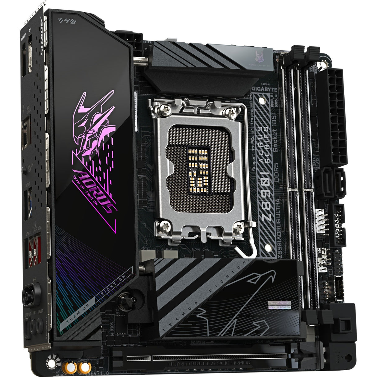 Carte mère Gigabyte Z890i Aorus Ultra Socket 1851 (RAID, 2,5 Go-LAN, Wi-Fi 7, BT, Son, Mini-ITX)