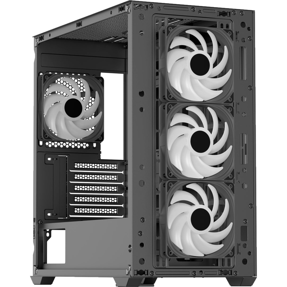 Boîtier mini tour Aerocool b301a (noir | 1x USB-A | 1x USB-C | RVB)