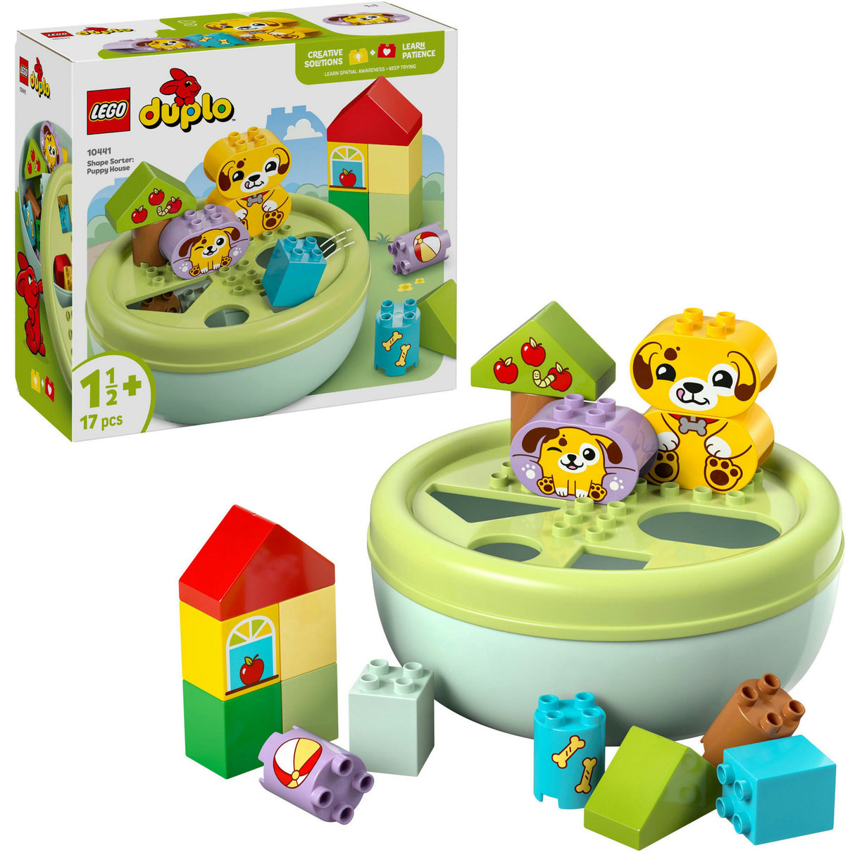 Lego duplo 10441 maison pour chiots trieuse de formes