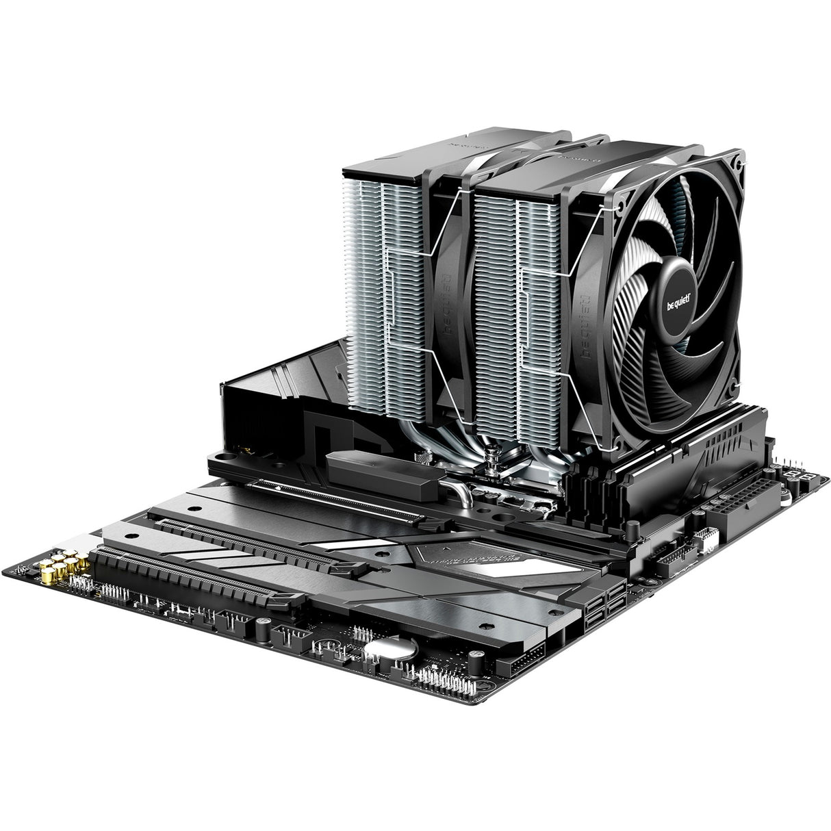 Soyez silencieux! refroidisseur de processeur pure rock pro 3 (noir)