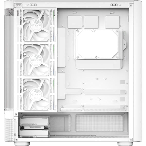 Boîtier tour midi Xyz pc gear quantum pro (blanc | fenêtre)