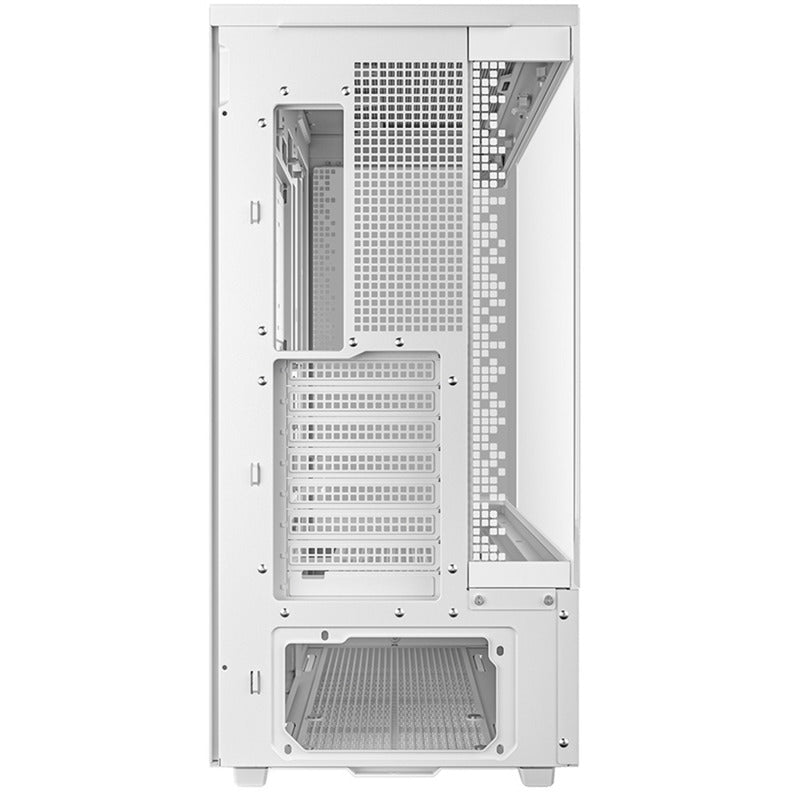 Boîtier tour midi numérique Deepcool ch690 (blanc | 2x USB-A | 1x USB-C | verre trempé)