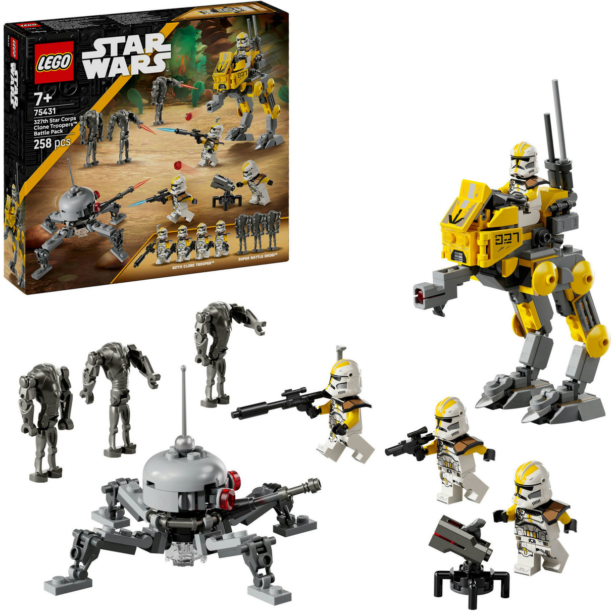 Lego Star Wars 75431 Pack de combat des soldats clones du 327ème corps stellaire