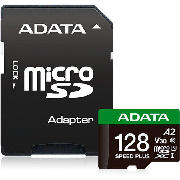 Carte mémoire Adata speed plus microSDXC 128 Go (uhs-i u3, classe 10, v30, a2)