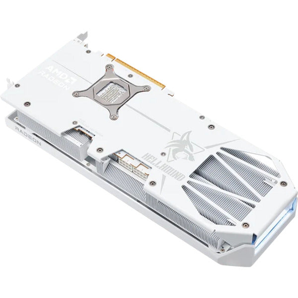 Carte graphique Powercolor Radeon RX 9070 XT Hellhound Spectral White 16 Go GDDR6 (blanc, RDNA4, GDDR6, 3x Display Port, 1x HDMI)