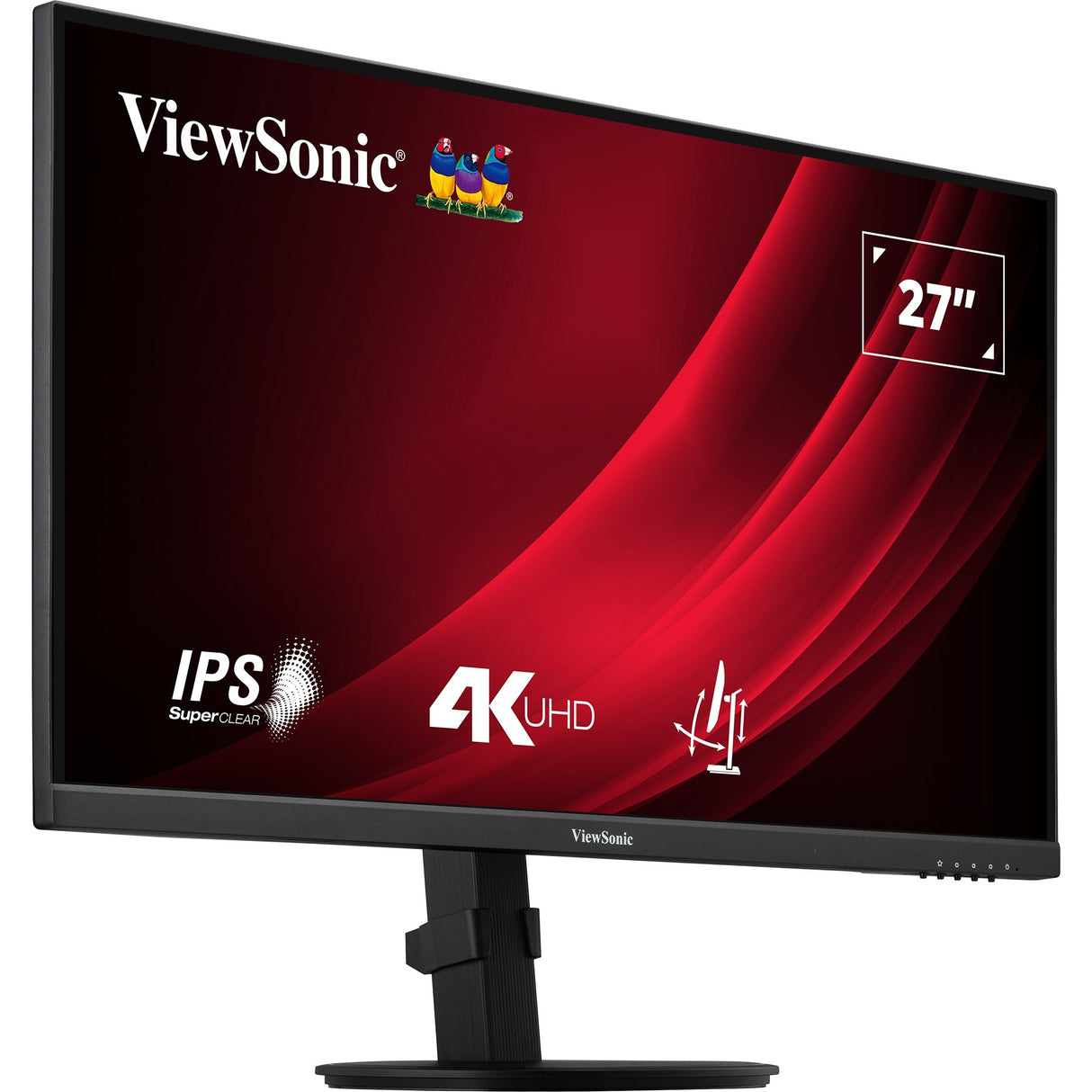 Moniteur Viewsonic vg2708-4k 27 (noir (mat), 2x HDMI, 1x port d'affichage)