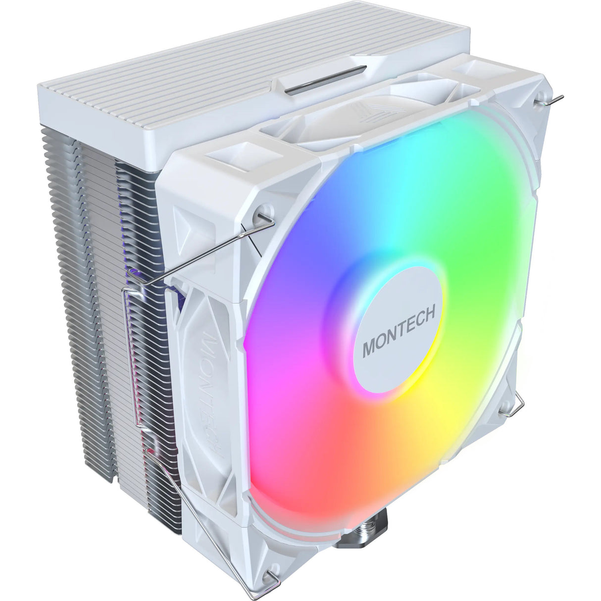Refroidisseur de processeur Montech nx400 argb (blanc, PWM 4 broches)