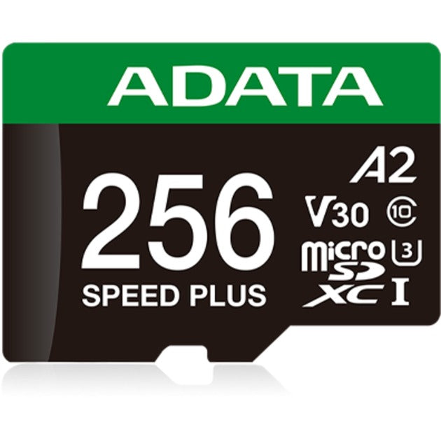 Carte mémoire Adata speed plus microSDXC 256 Go (uhs-i u3, classe 10, v30, a2)