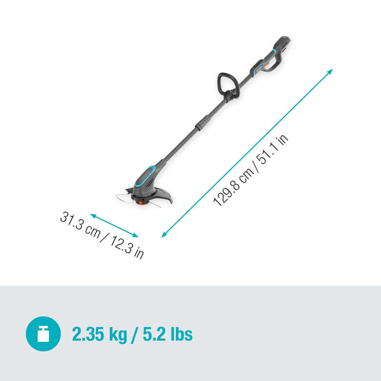 Gardena tondeuse powertrim 3018v p4a solo