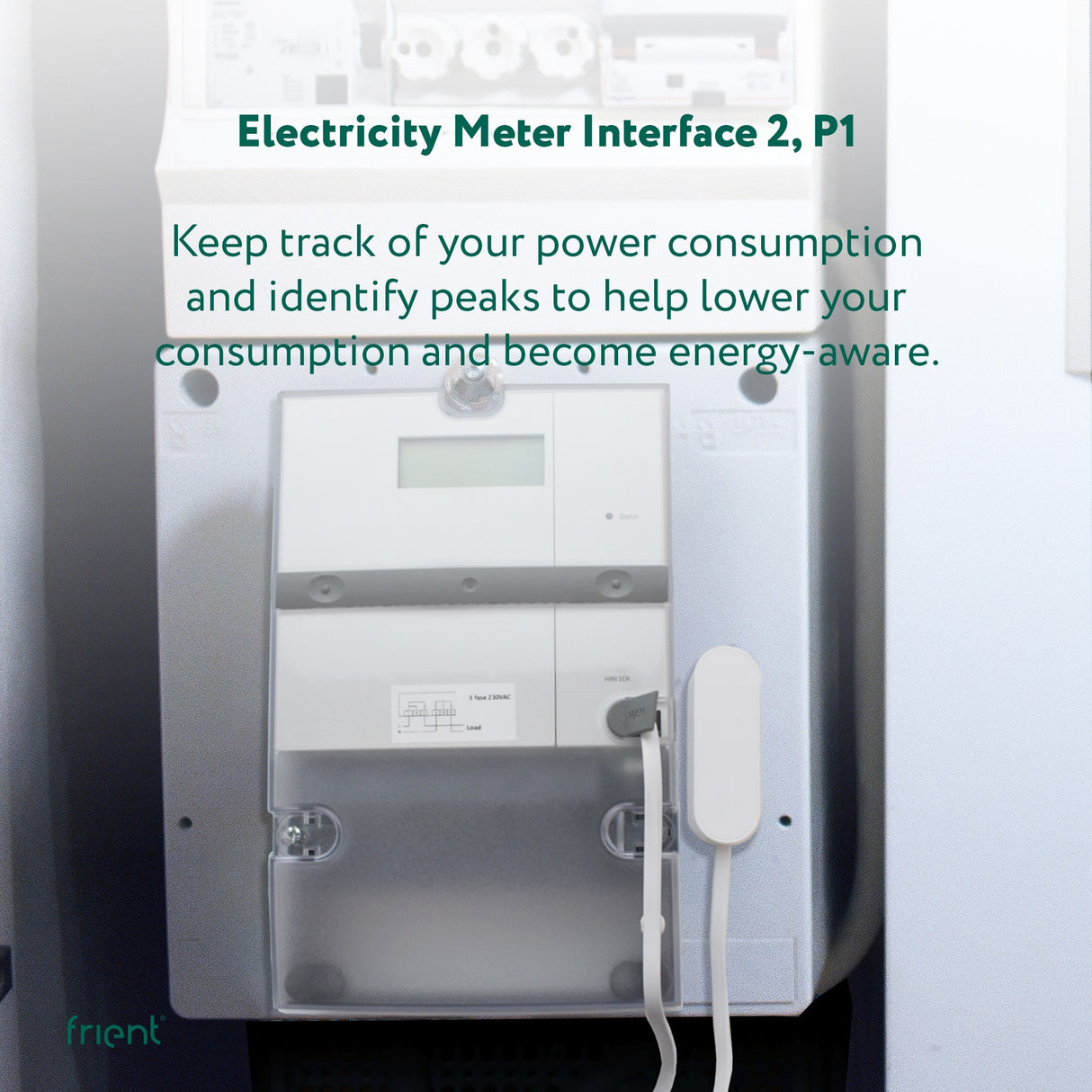 Interface de compteur électrique Ty frient 2, économie d'énergie p1 (blanc, zigbee 3.0)