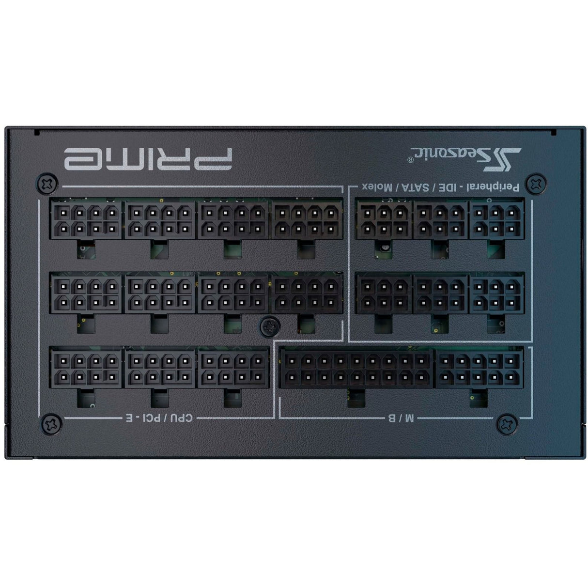 Seasonic Prime PX-1600 Alimentation modulaire 1600 watts (noir, 2x 12VHPWR, 8x PCIe)