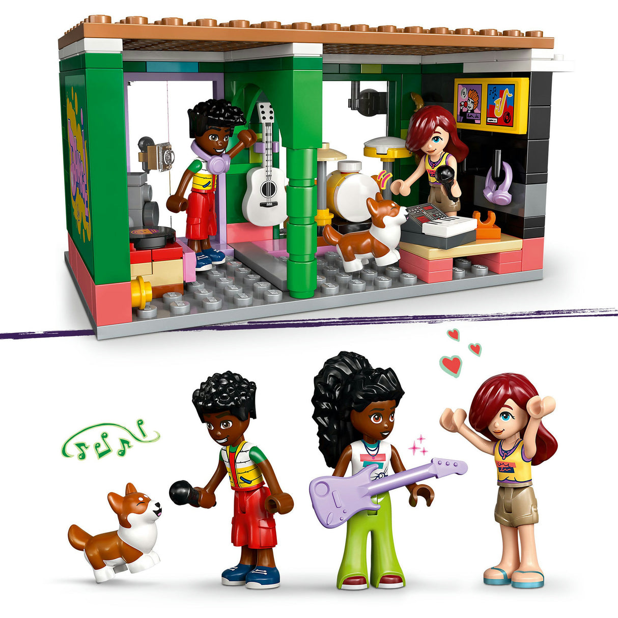 LEGO Friends 42653 magasin de musique et appartement