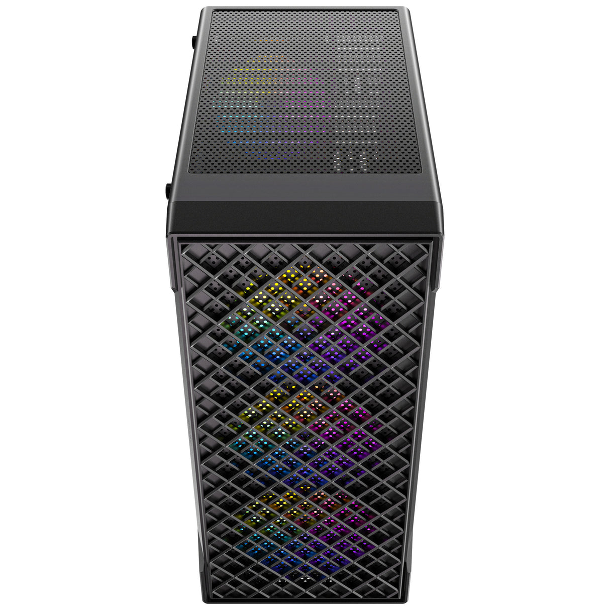 Boîtier tour midi Antec vx320 argb (noir | 3x usb-a | verre trempé)