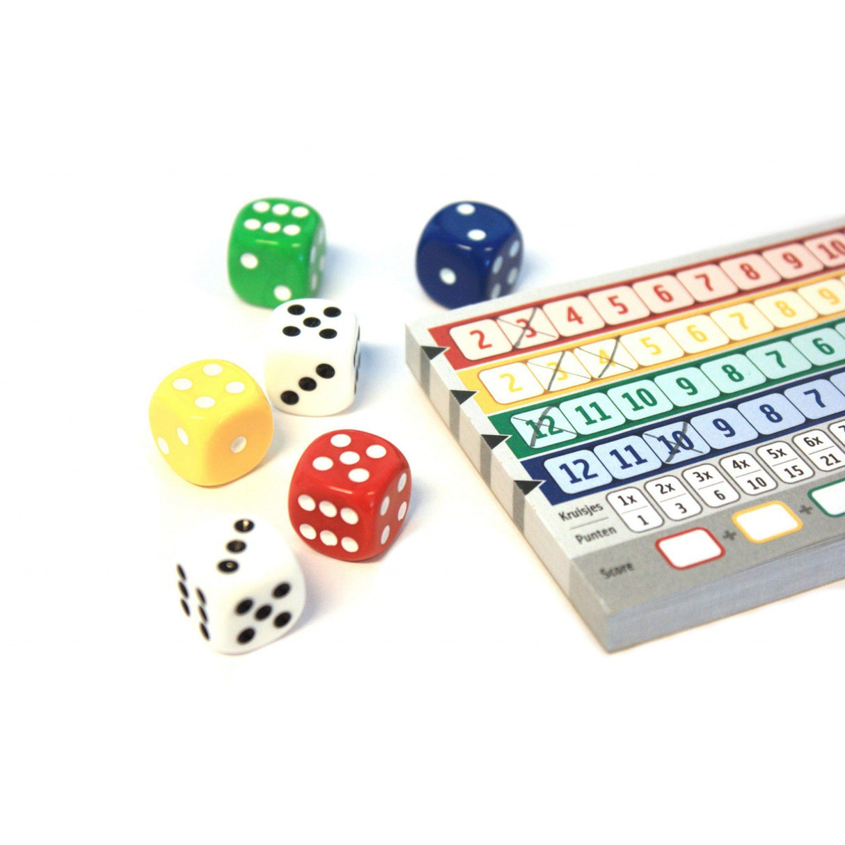 White goblin games jeu de dés qwixx (néerlandais, 2 - 5 joueurs, 15 minutes, à partir de 8 ans)