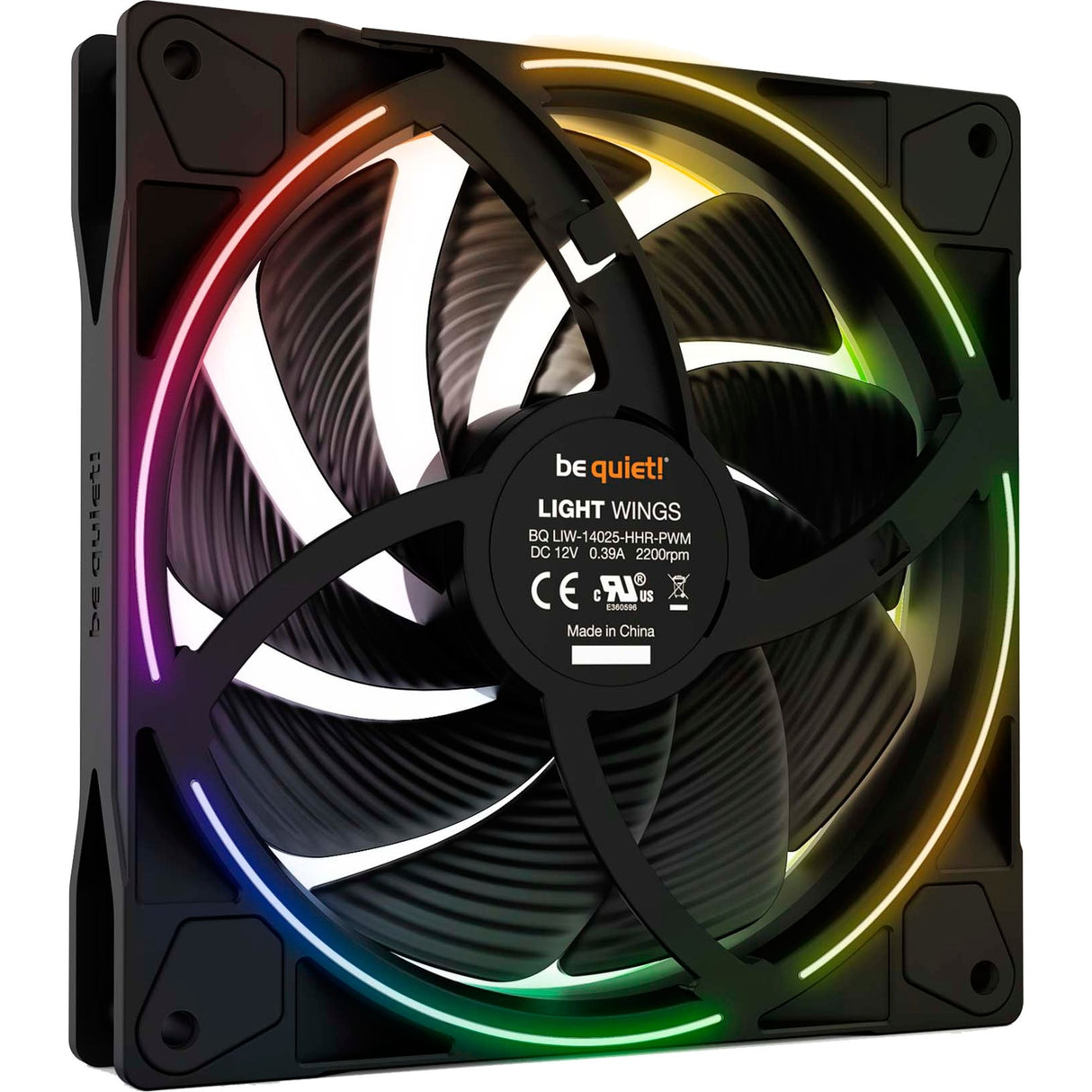 Soyez silencieux! PWM Light PWM 140 mm Pack à haut débit