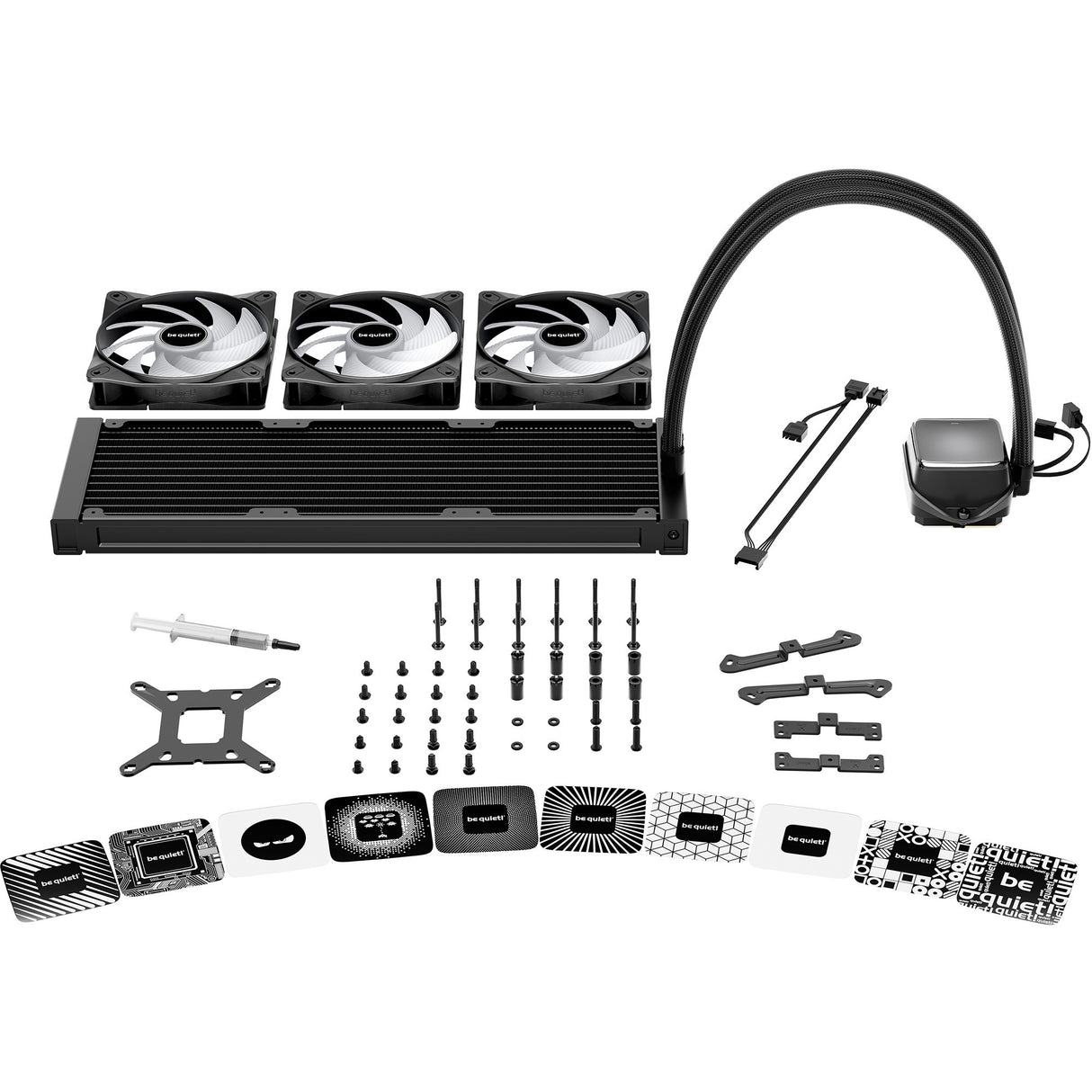 Soyez silencieux! refroidissement par eau pure loop 3 lx 360 (noir, pwm)