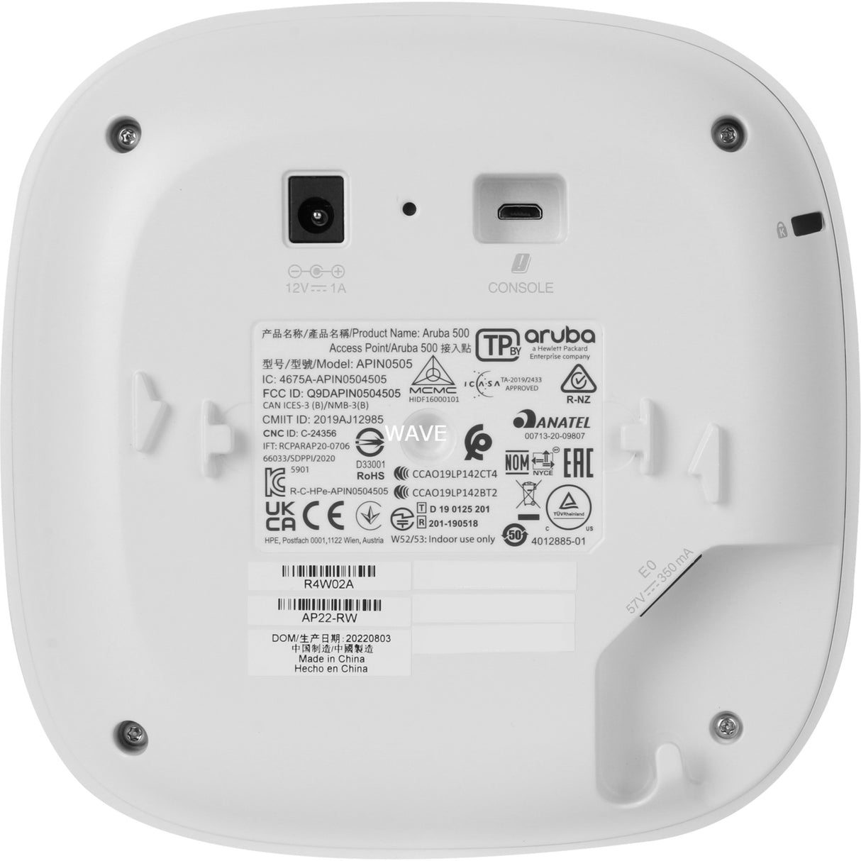 Hewlett Packard Enterprise Instant sur point d'accès AP22 (RW) (Wi-Fi 6 2x2)