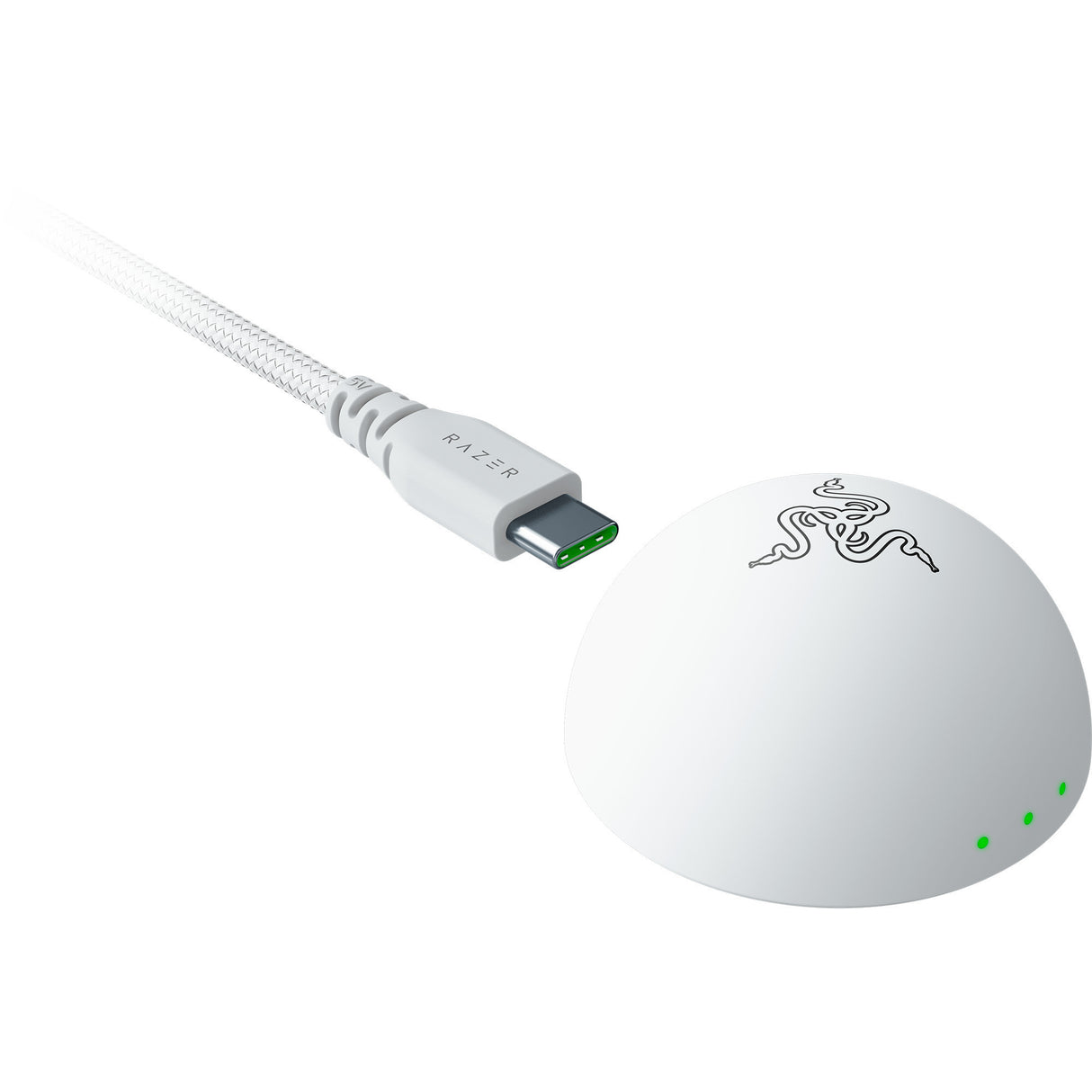 Souris de jeu Razer deathadder v4 pro (blanche, jusqu'à 45 000 dpi, 8 000 Hz)