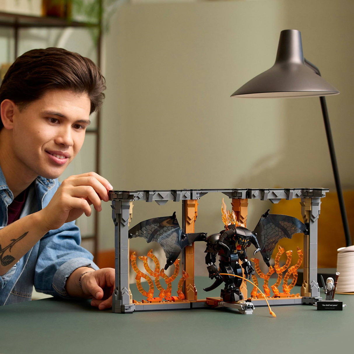 Lego icônes 10367 serre-livres le seigneur des anneaux Balrog