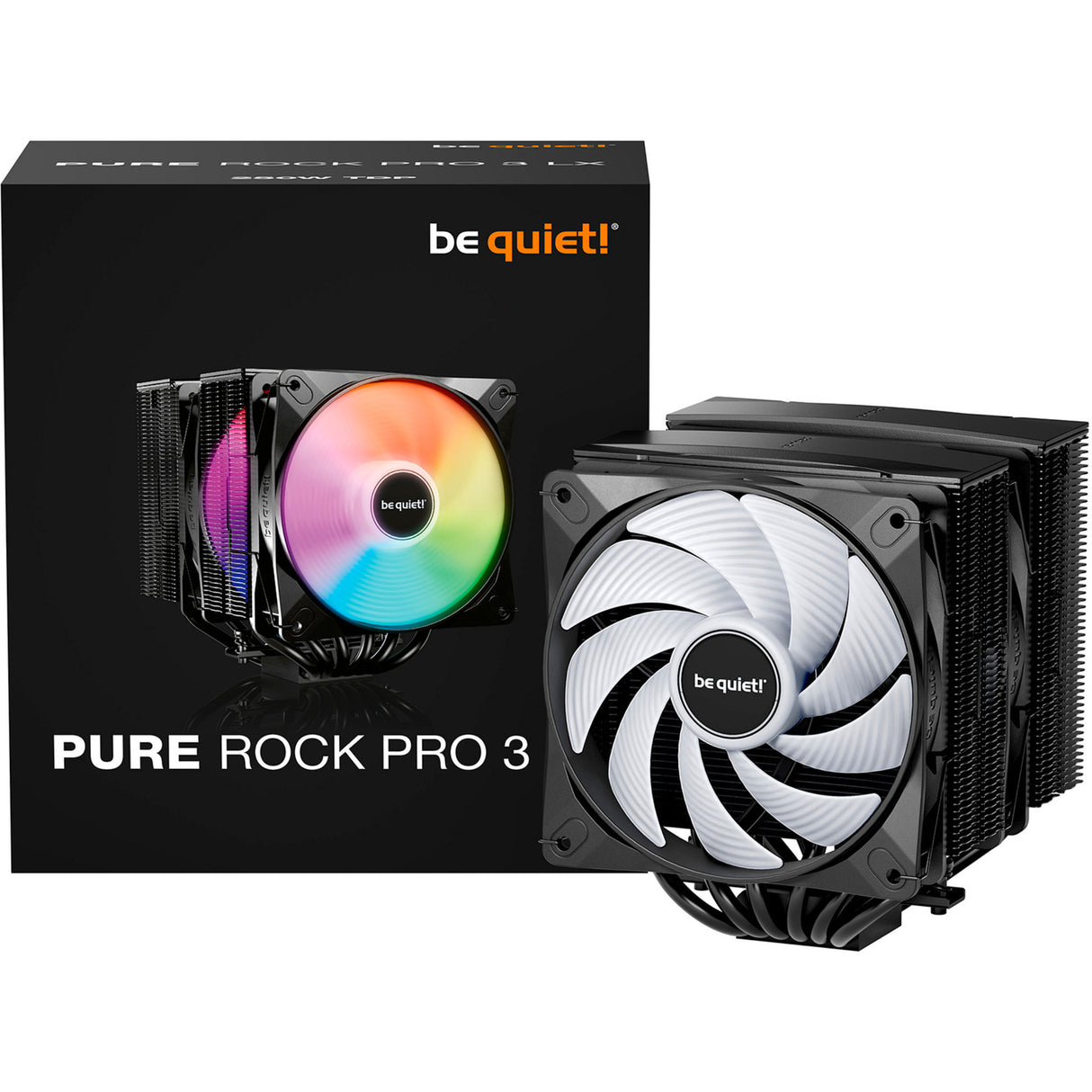 Soyez silencieux! Refroidisseur de processeur Pure Rock Pro 3 LX RGB (noir)
