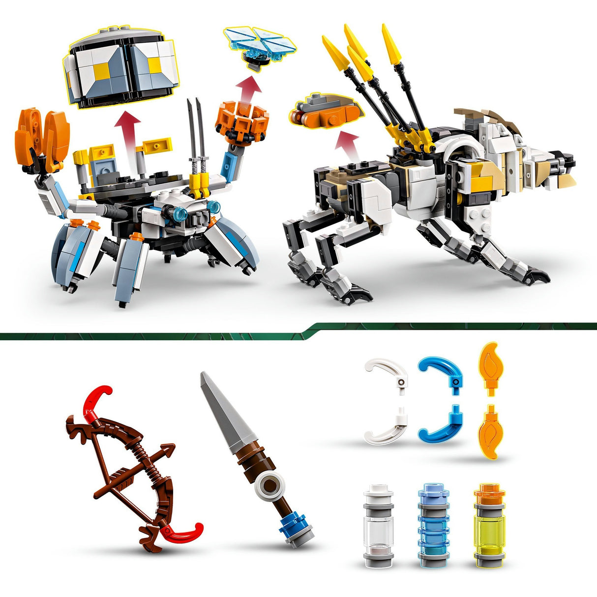 Lego Horizon 77037 Aloy et Varl contre Shell Walker et Sawtooth