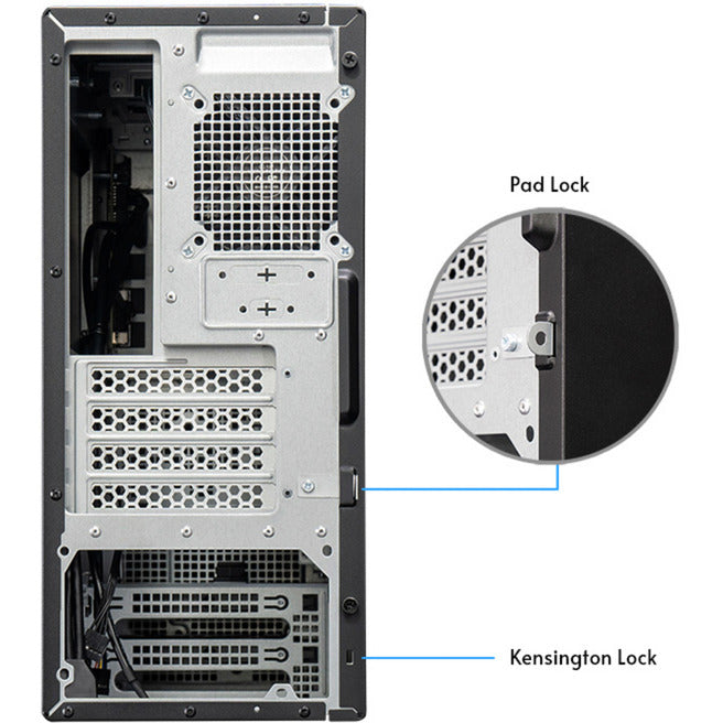 Boîtier mini tour Chieftec uni bs-20b-op (noir | 3x USB-A | 1x USB-C)