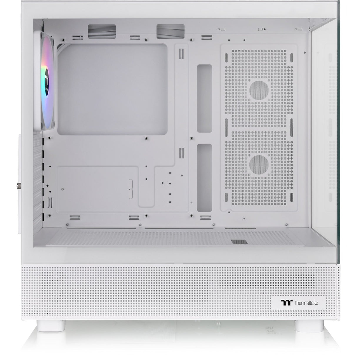 Thermaltake view 270 tg argb - snow midi tower behuizing (wit | 2x usb-a | 1x usb-c | rgb | tempered glass)