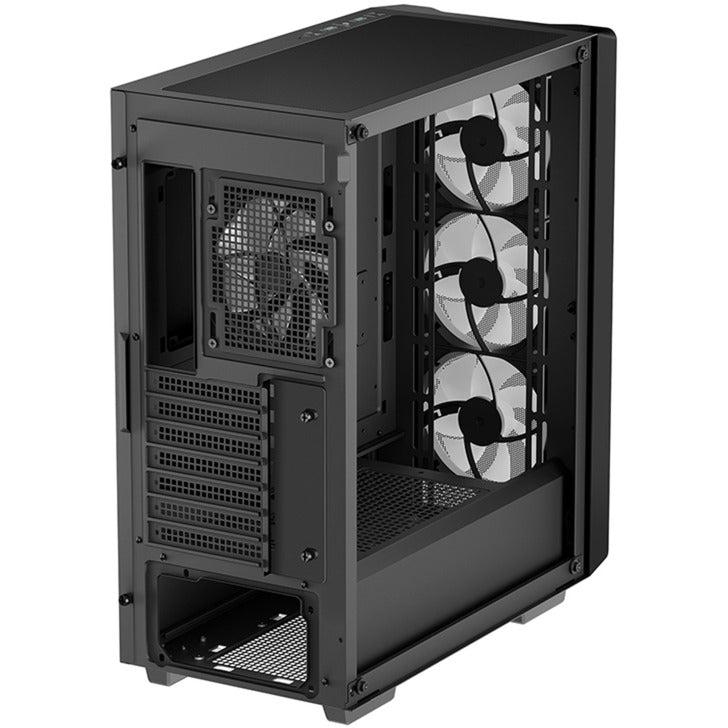 Boîtier tour midi Deepcool CC560 Mesh V2 (noir | 2x USB-A | RVB | Fenêtre)