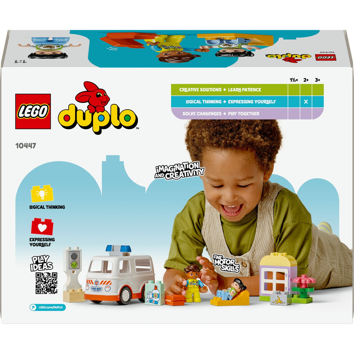 Lego Duplo Town 10447 ambulance avec chauffeur