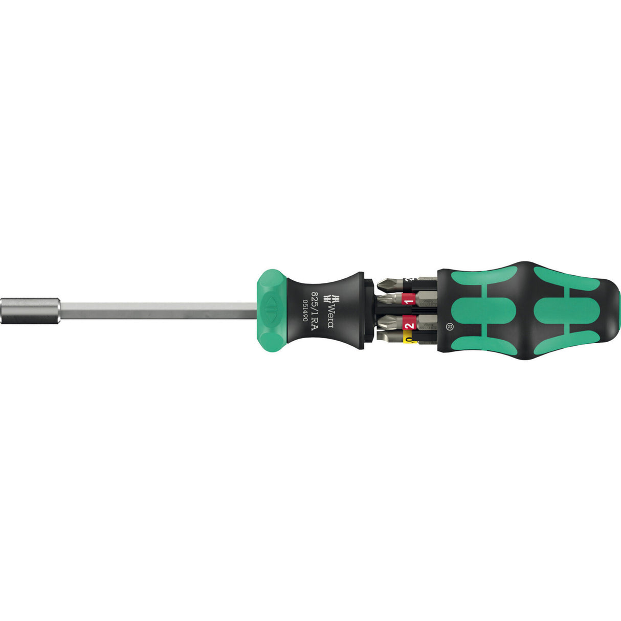 Wera kraftform kompakt 27 ra 1, jeu d'embouts 6 pièces (noir vert)