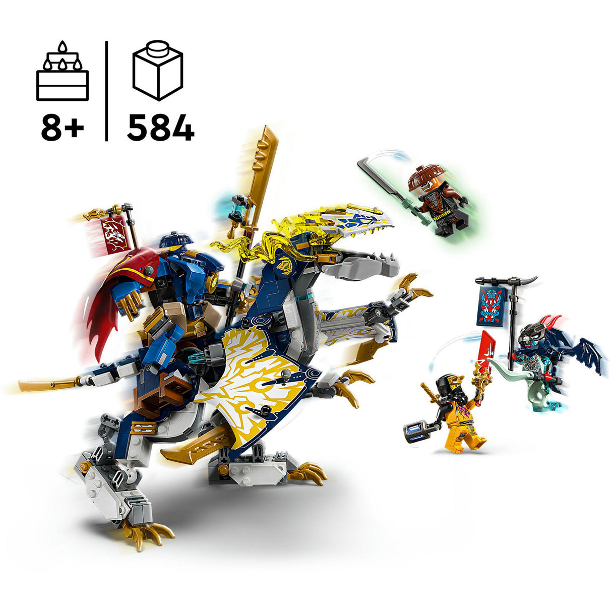 Lego Ninjago 71843 Le cavalier dragon robot du voyou
