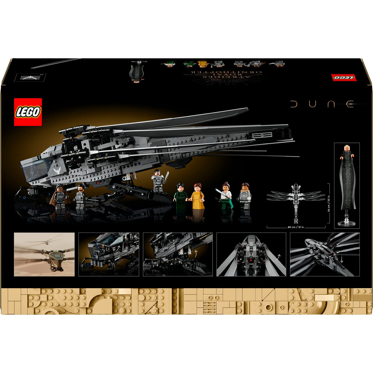 Icônes LEGO 10327 Dune Atreides Royal Ornithopter